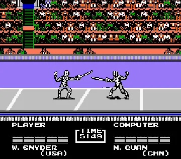 Track & Field II (USA) (Rev 1) screen shot game playing